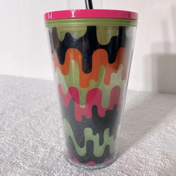 Starbucks Fall 2023 Halloween Limited Edition Drippy Wave Swirl Grande Tumbler - Picture 7 of 13